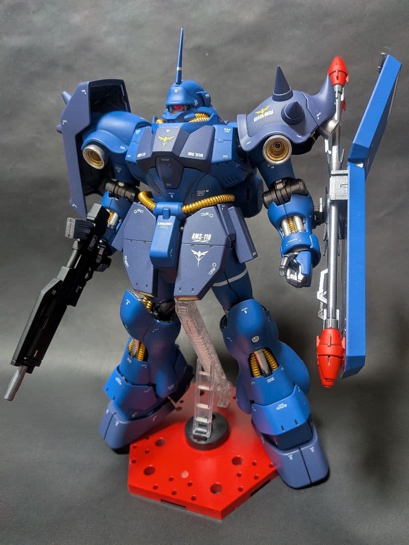 完成品 ガンプラ MG AMS-119 ギラ・ドーガ レズン・シュナイダー機