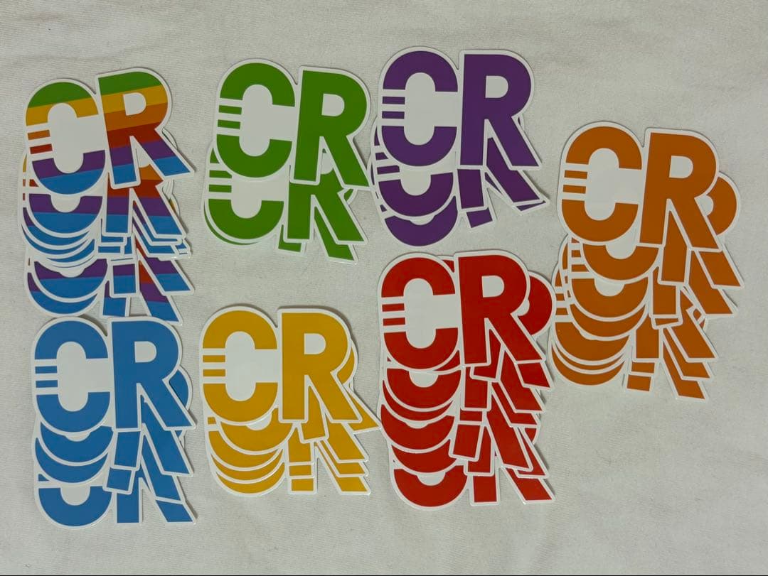 cpt CR crazy raccoon CRストア 缶バッジ ステッカー