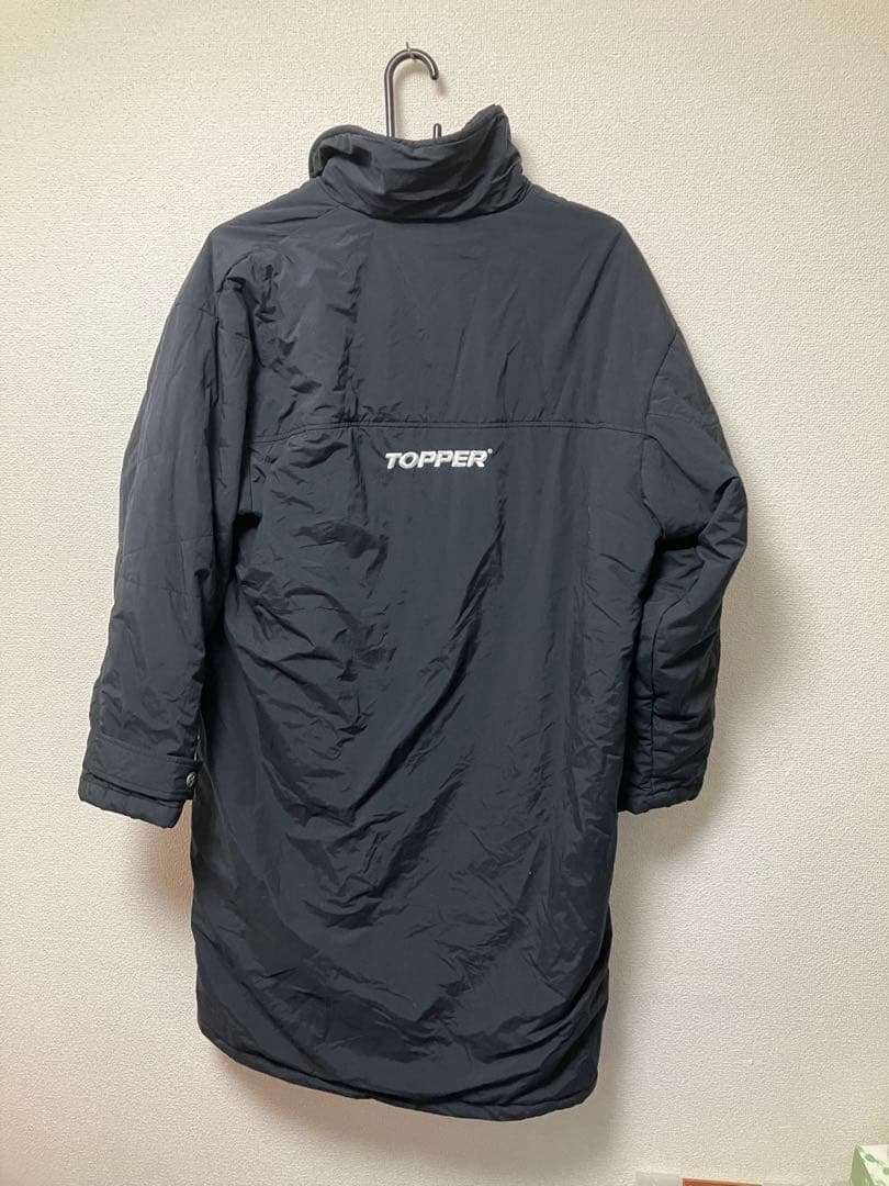 美品 トッパー topper ベンチコート 刺繍ロゴ 00s レア