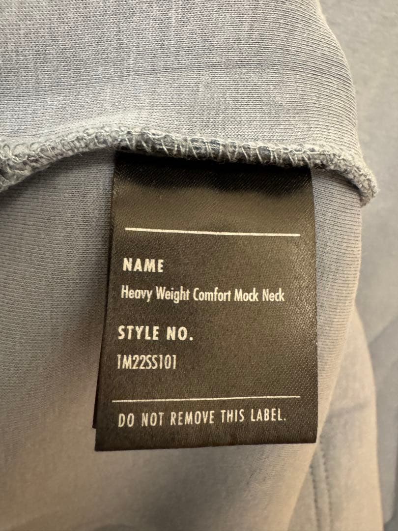 メンズウェア RUFFLOG Heavy Weight Comfort Mock Neck