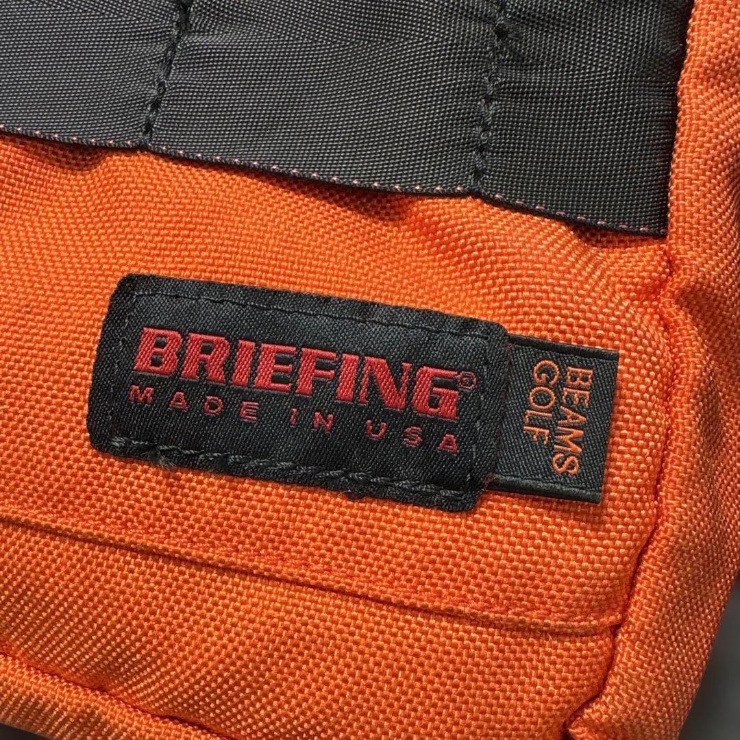 BRIEFING GOLF×BEAMS GOLF カートバッグ オレンジ