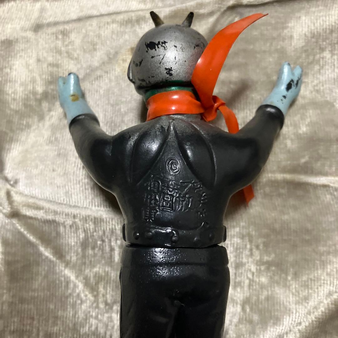 「仮面ライダー旧1号」のミニソフビ人形