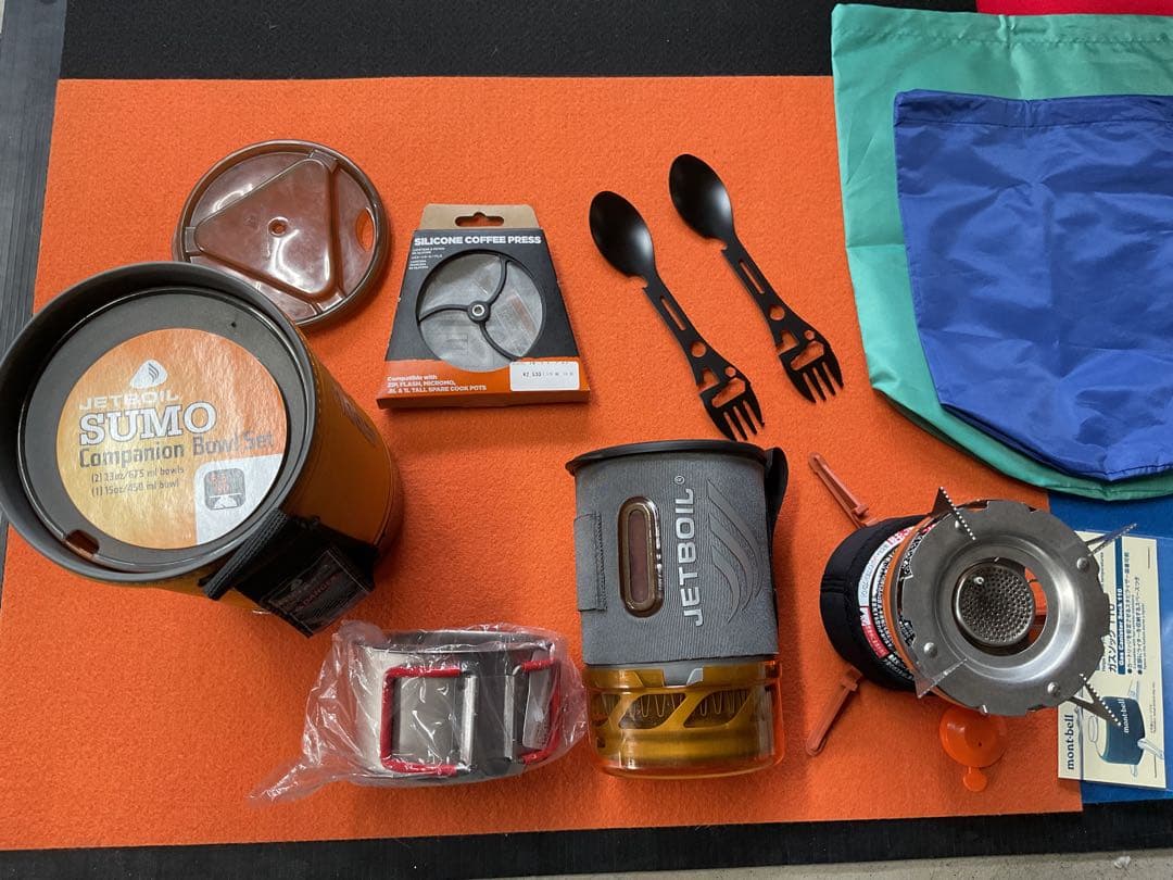 JETBOIL1.8SUMO新品ポット&希少品0.8SOL新品付属品多数付セット