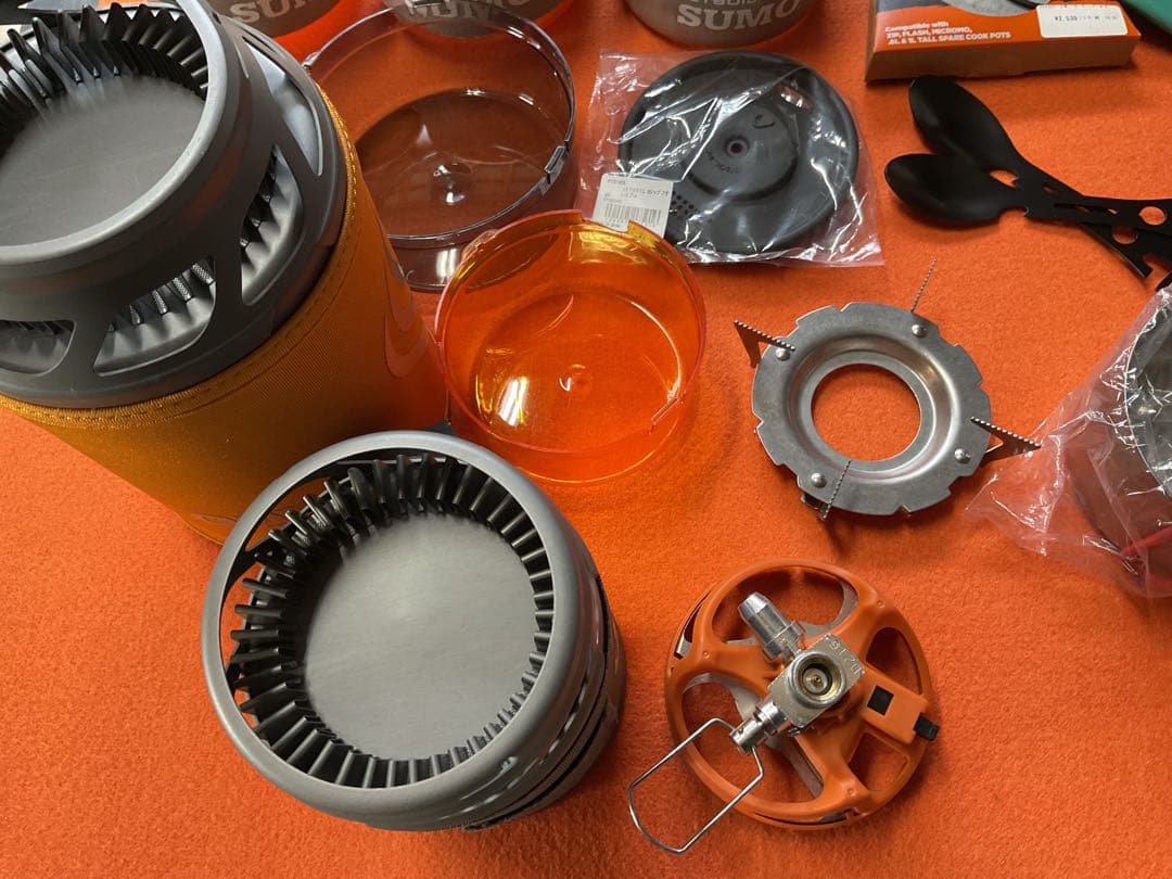 JETBOIL1.8SUMO新品ポット&希少品0.8SOL新品付属品多数付セット