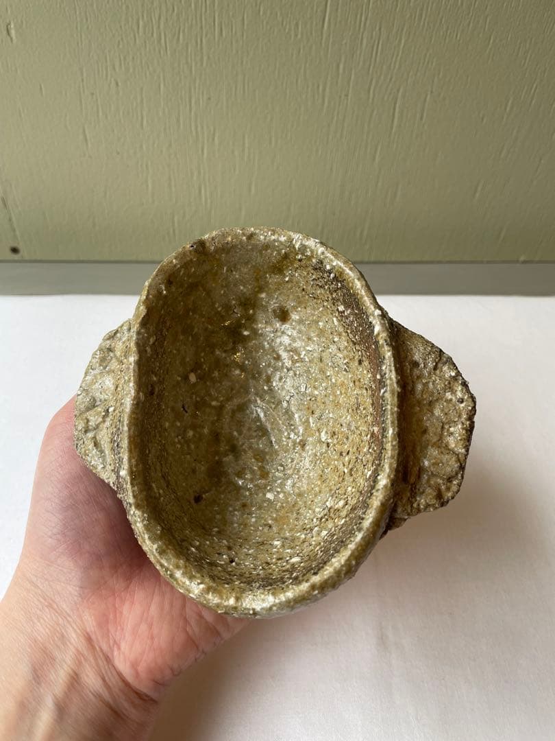國吉清尚 作　白土　耳杯