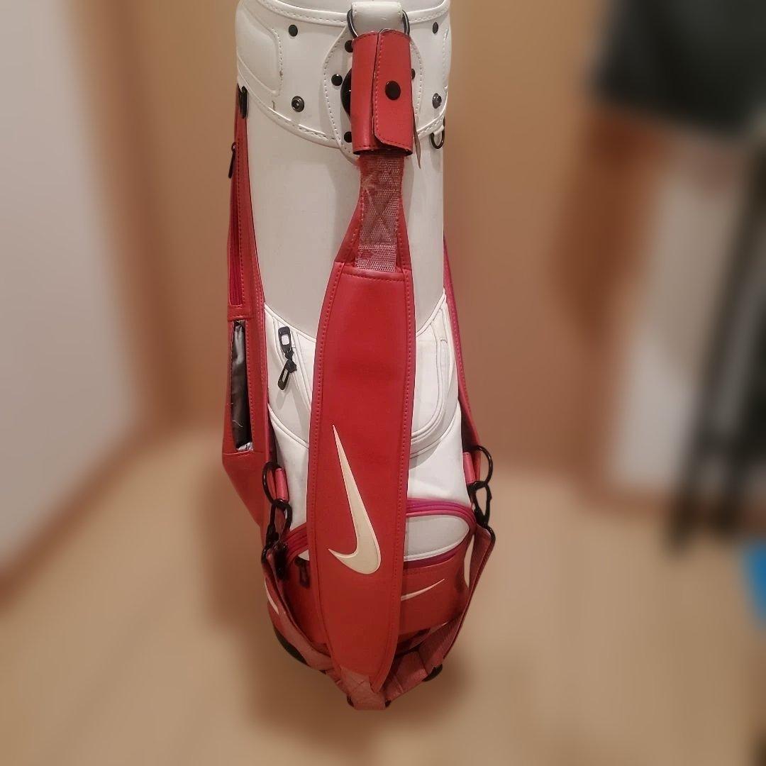 Nike ツアーモデルキャディバッグ 赤白