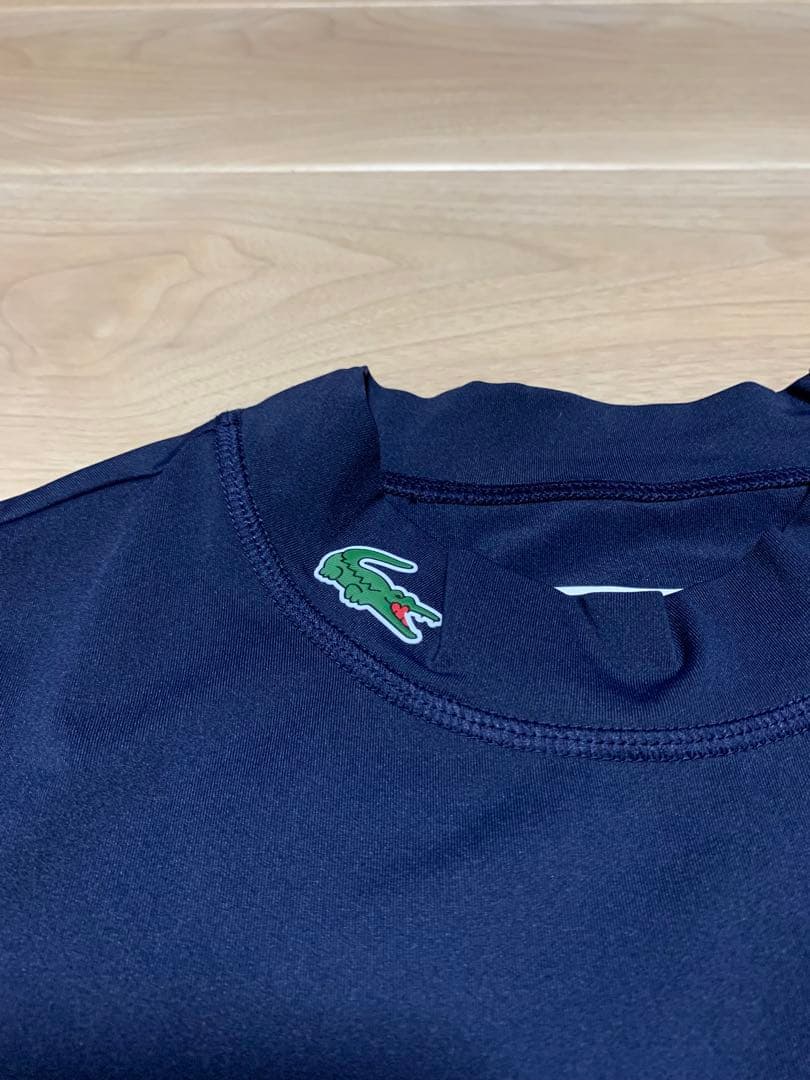 LACOSTE SPORT ネイビー長袖シャツ M