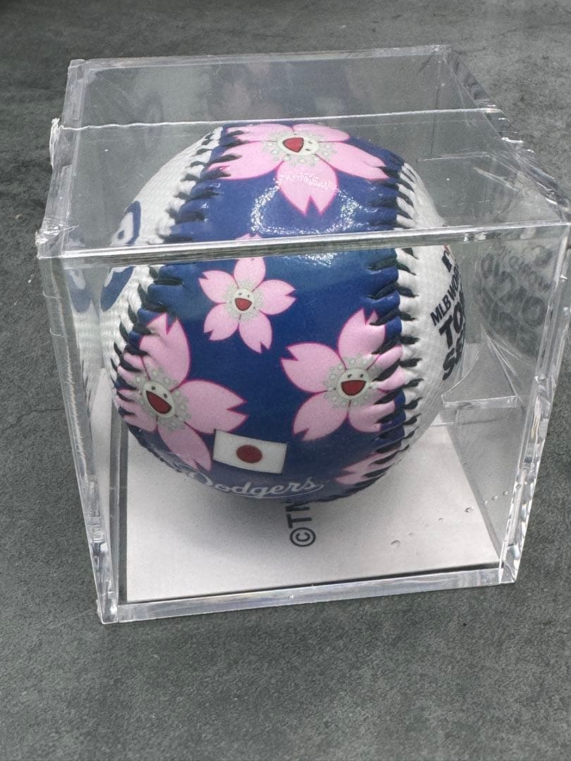 希少 村上隆 MLB 東京シリーズ 限定記念 ボール ドジャース