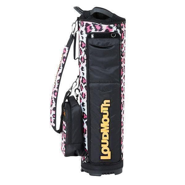 新品 LOUDMOUTH ラウドマウス キャディバッグ ピンクレオパード