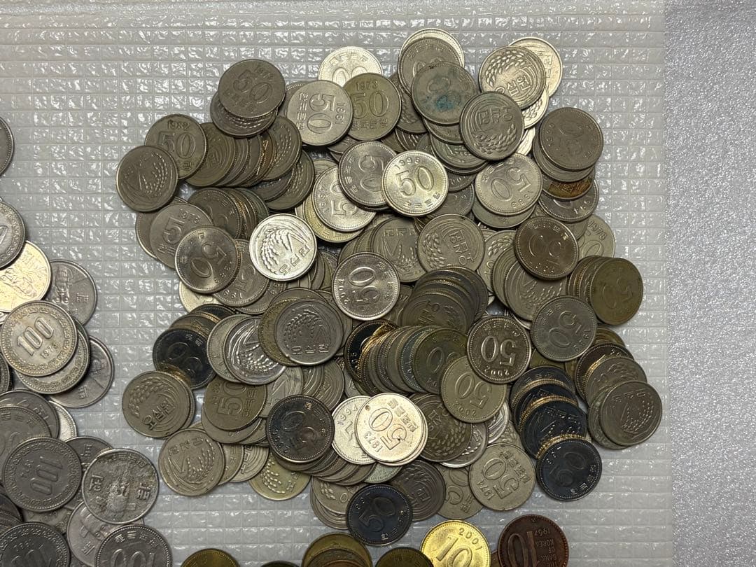 古銭　韓国硬貨　韓国硬貨　韓国ウォン　100ウォン　50ウォン　10ウォン　大量