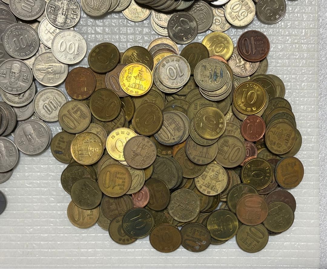 古銭　韓国硬貨　韓国硬貨　韓国ウォン　100ウォン　50ウォン　10ウォン　大量