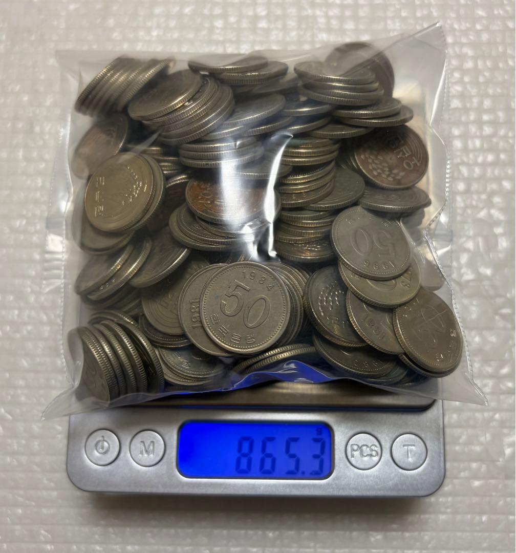 古銭　韓国硬貨　韓国硬貨　韓国ウォン　100ウォン　50ウォン　10ウォン　大量