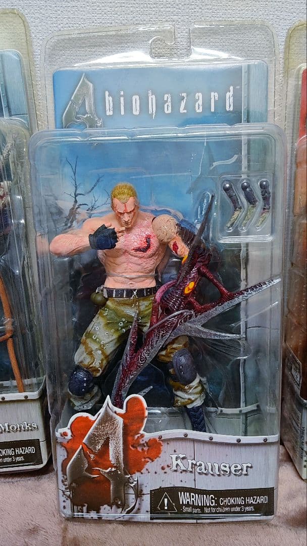 NECA社製:biohazard④Monks＆Krauser＆Chainsaw