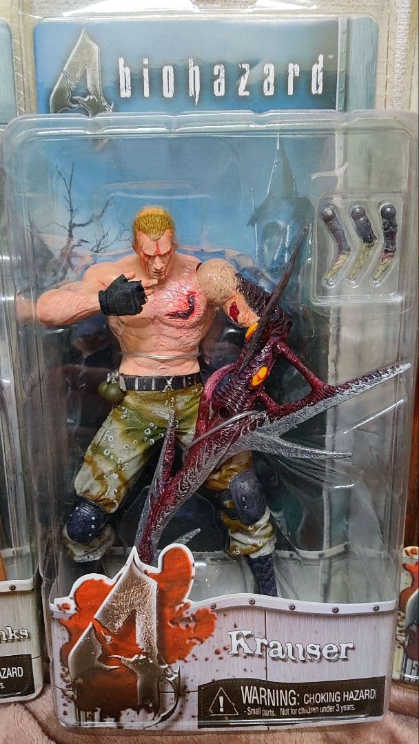 NECA社製:biohazard④Monks＆Krauser＆Chainsaw