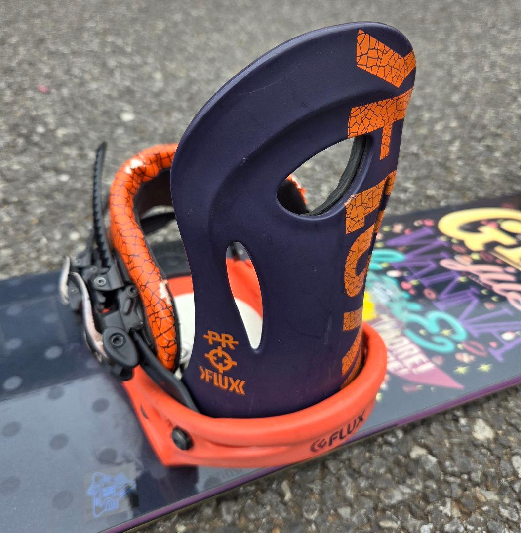【ワックス永久無料】 SALOMON 147cm スノーボードセット FLUX​