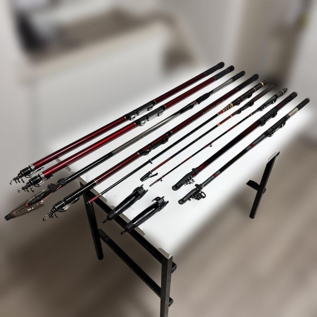 釣竿9本 磯 防波堤 船 美品
