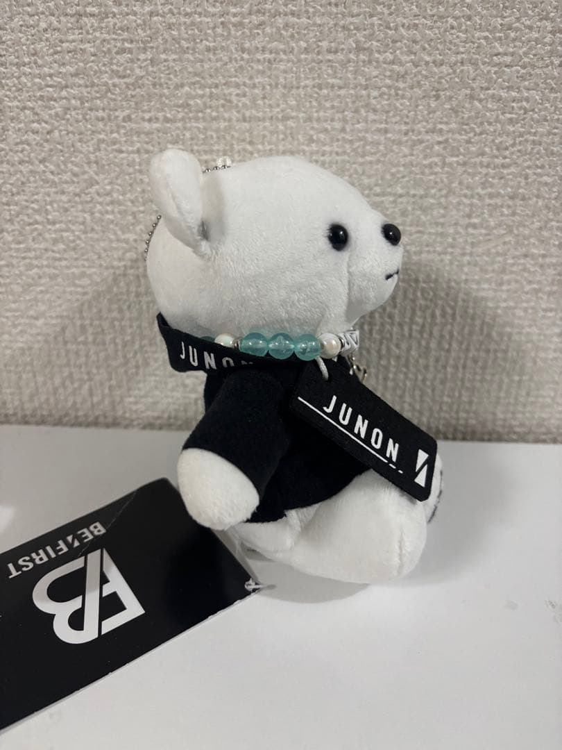 JUNON くまのぬいぐるみマスコット　BMSG初期　ネックレス　カバー2枚付き
