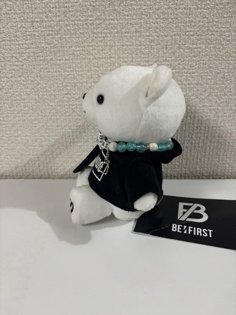 JUNON くまのぬいぐるみマスコット　BMSG初期　ネックレス　カバー2枚付き