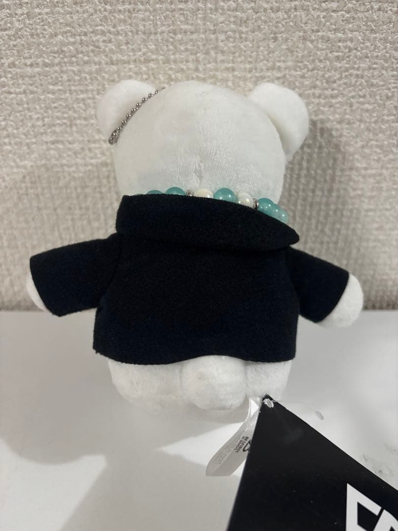 JUNON くまのぬいぐるみマスコット　BMSG初期　ネックレス　カバー2枚付き