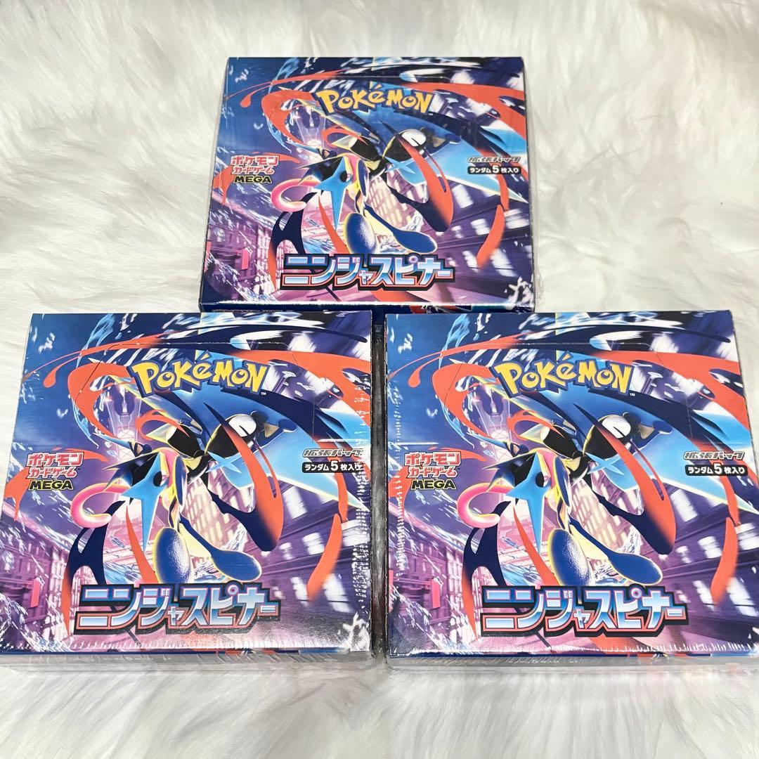 ポケモンカードゲーム MEGAドリームexニンジャスピナー box シュリンク付