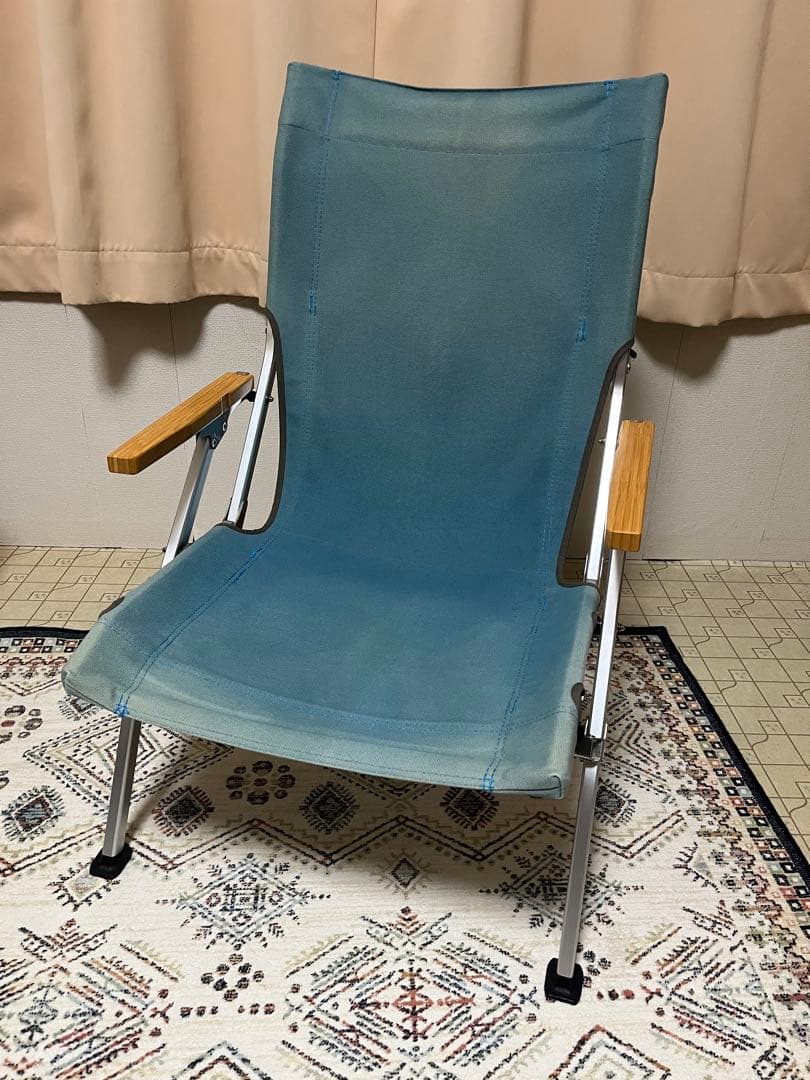  peak スノーピーク ローチェア30 ターコイズ 廃盤色カバー付き