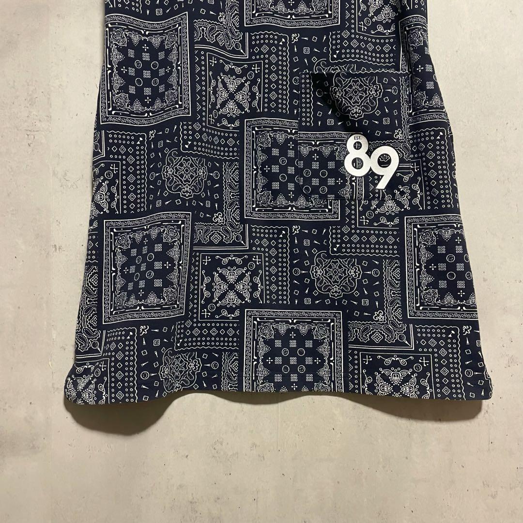 良品　パーリーゲイツPEARLY GATES 鹿の子 ペイズリー柄ワンピース