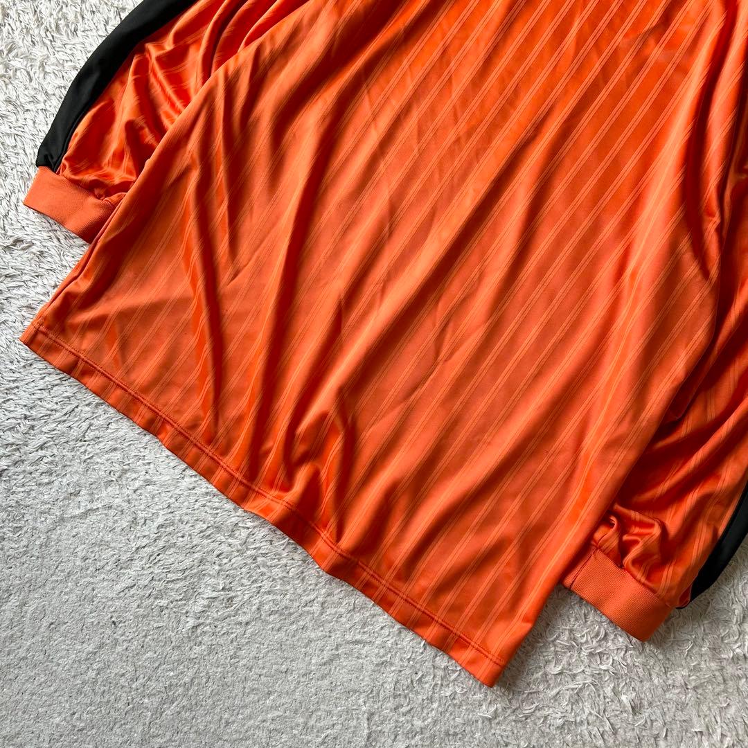 ナイキ 00s NIKE game shirt XXL オレンジ ストライプ
