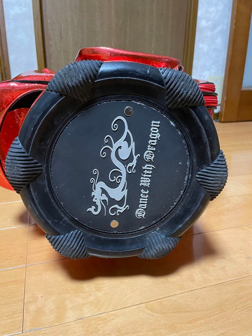 ダンスウィズドラゴン　赤色 レディースキャディーバック