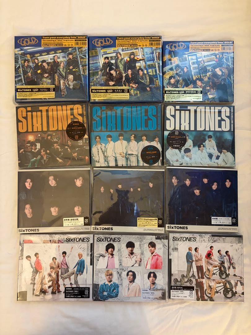 ✮特典付き✮SixTONESCDまとめ売り