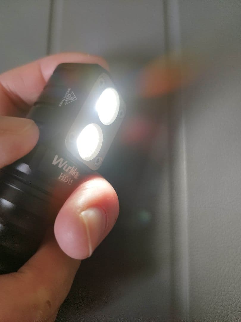wurkkos　ヘッドライト　LED　18650