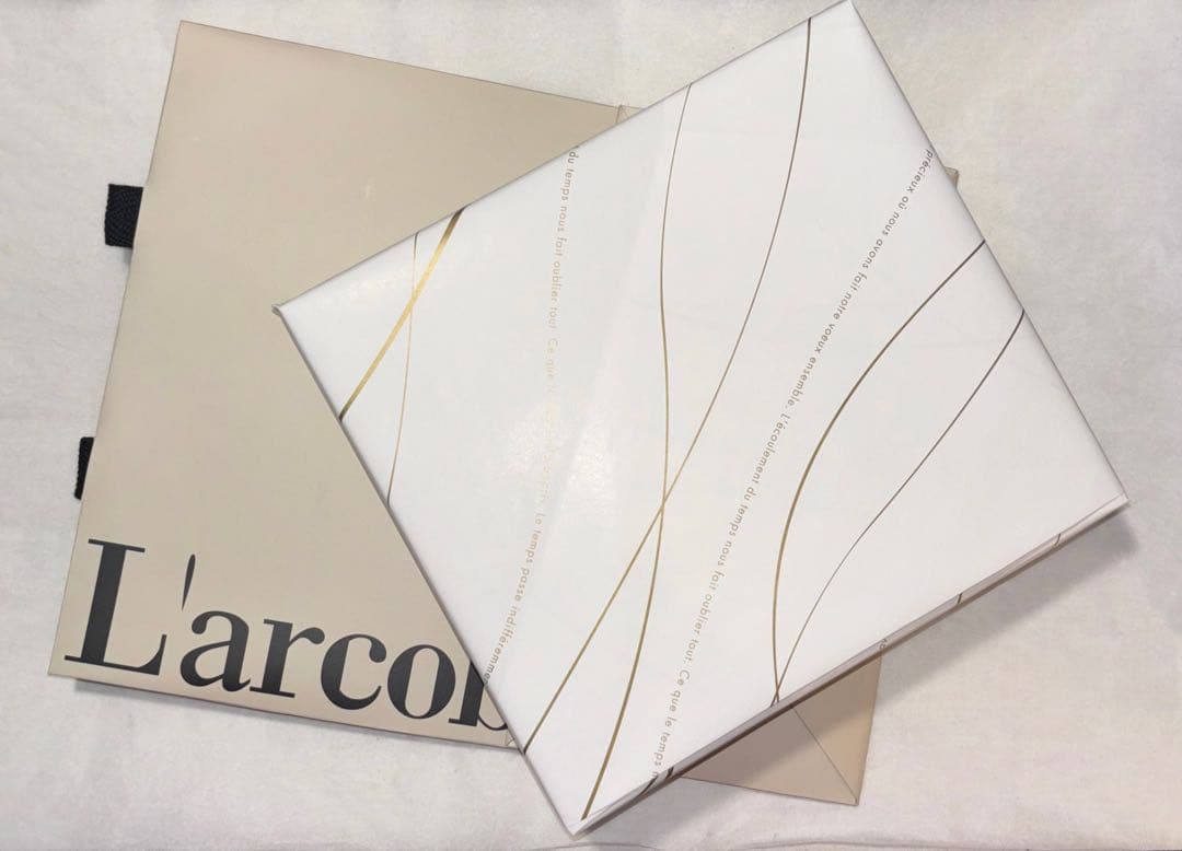 L'arcobaleno レザー トレイ グレイ＊イエロー