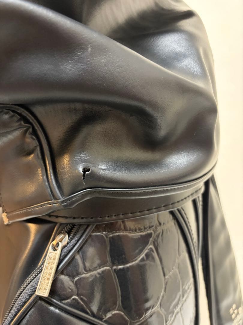 Barnes New York クロコダイル風キャディバッグ