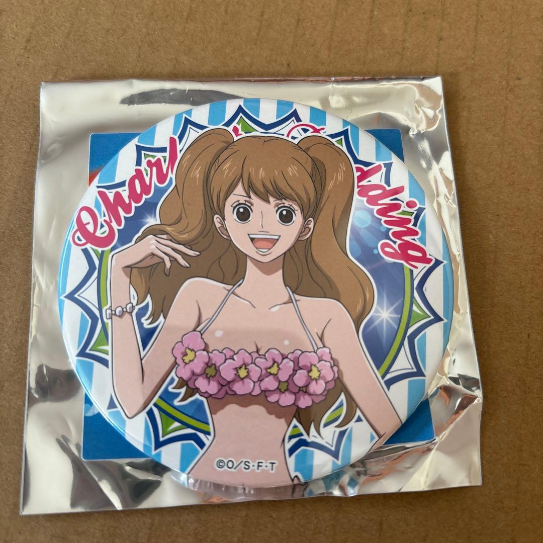 ワンピース　プリン　缶バッジ