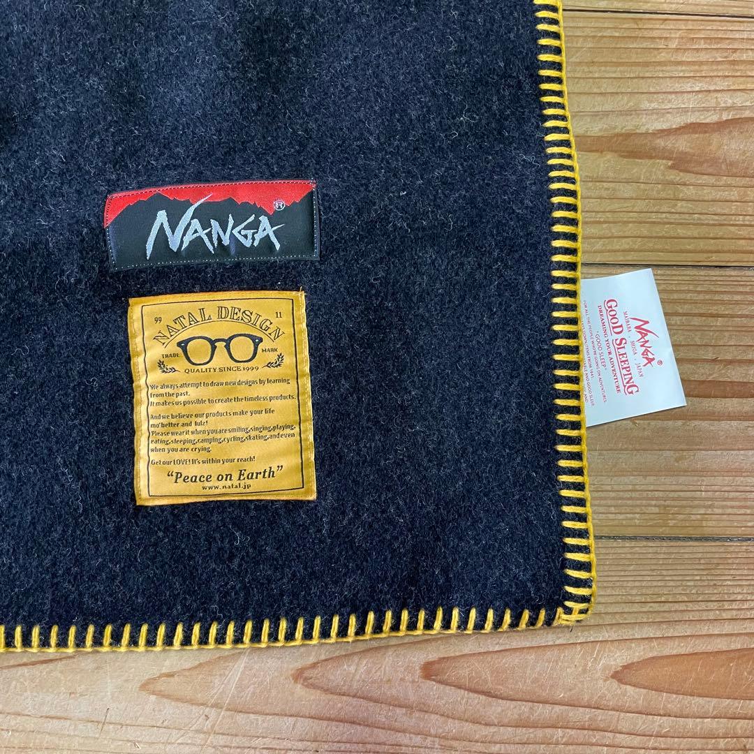 《早い物勝ち》NANGA × NATAL DESIGN ウールブランケット