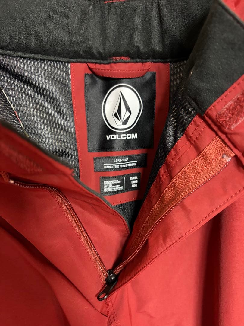 【期間限定値下げ】VOLCOM スノーボードウェア（ブラウン/レッド）　メンズ