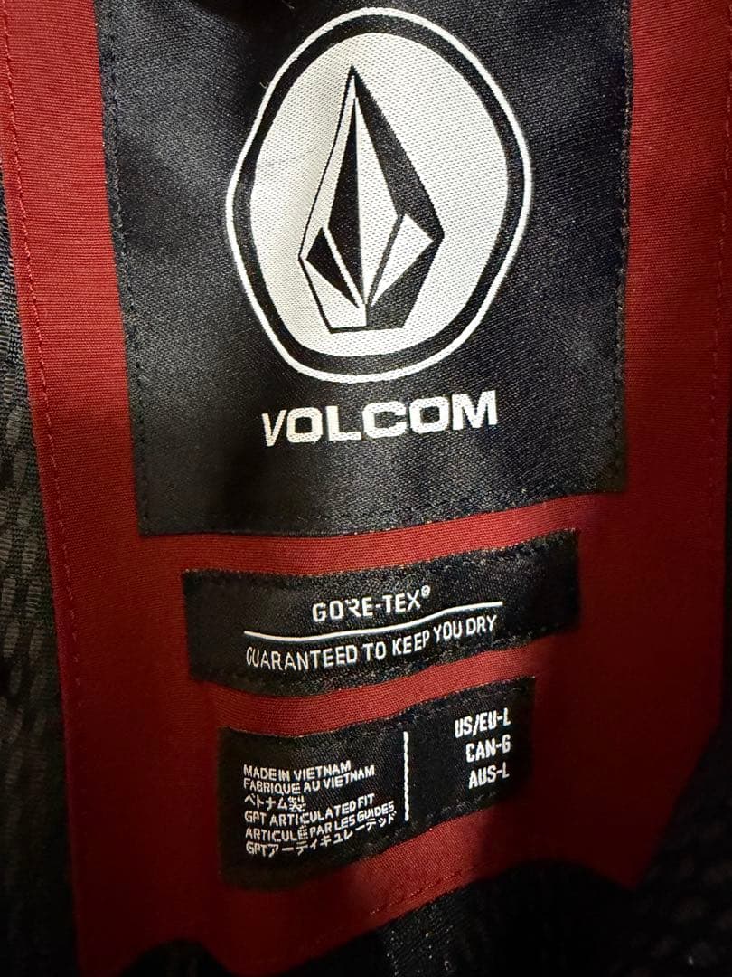 【期間限定値下げ】VOLCOM スノーボードウェア（ブラウン/レッド）　メンズ