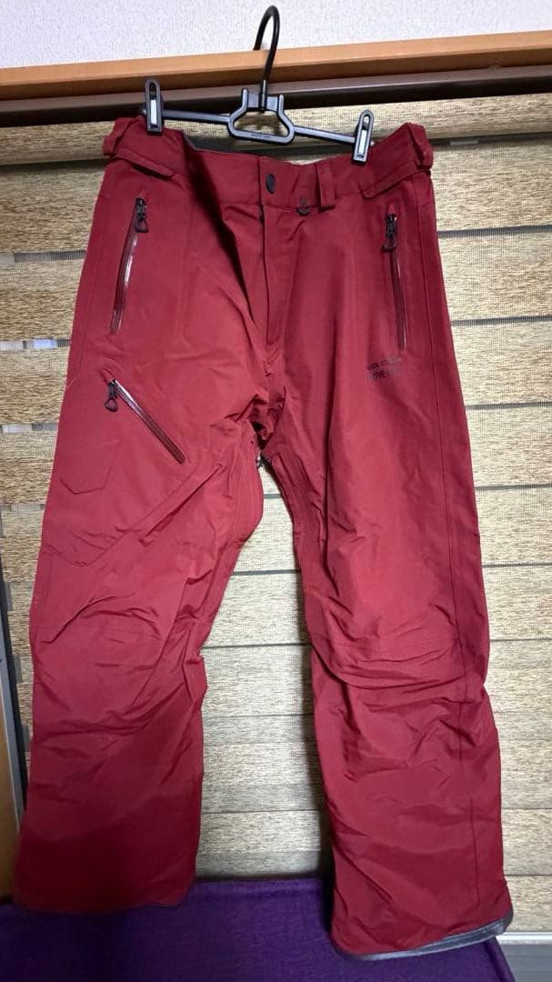 【期間限定値下げ】VOLCOM スノーボードウェア（ブラウン/レッド）　メンズ