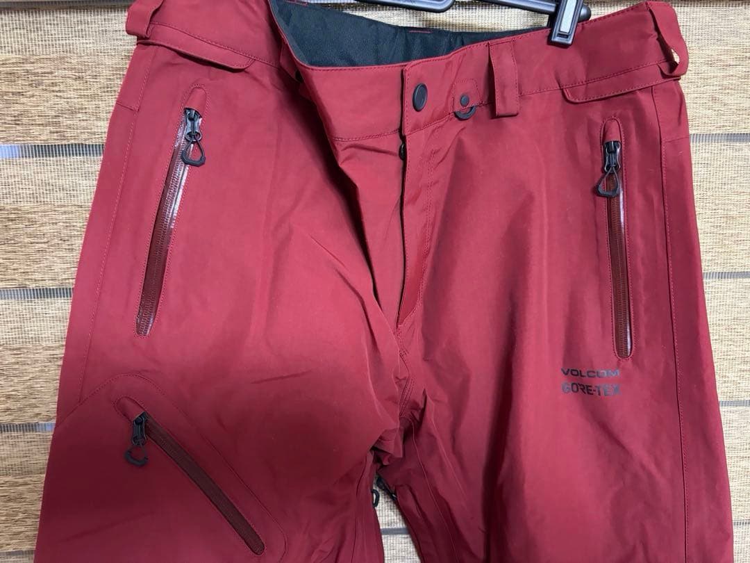 【期間限定値下げ】VOLCOM スノーボードウェア（ブラウン/レッド）　メンズ
