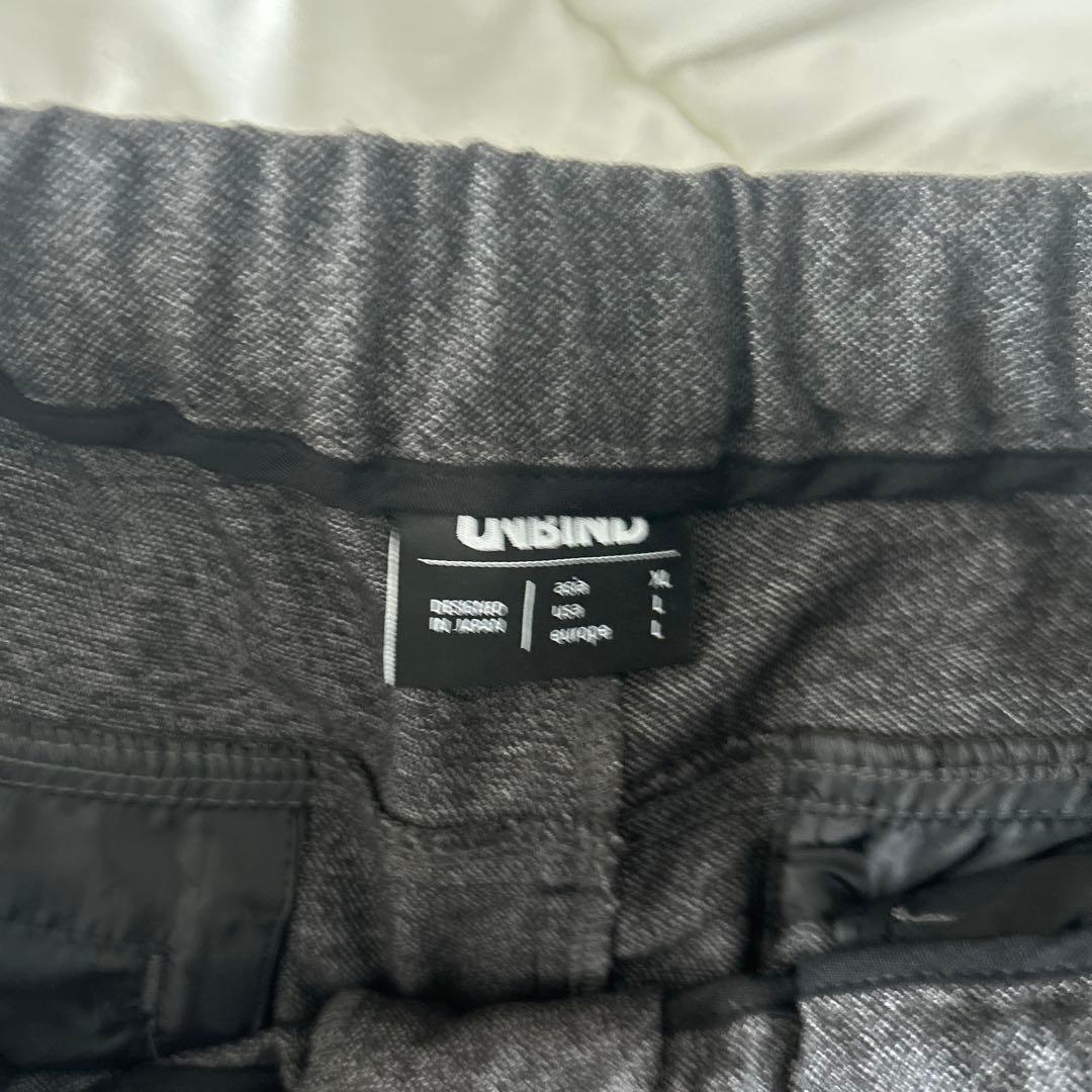 UNBIND パンツ XL ダークグレー