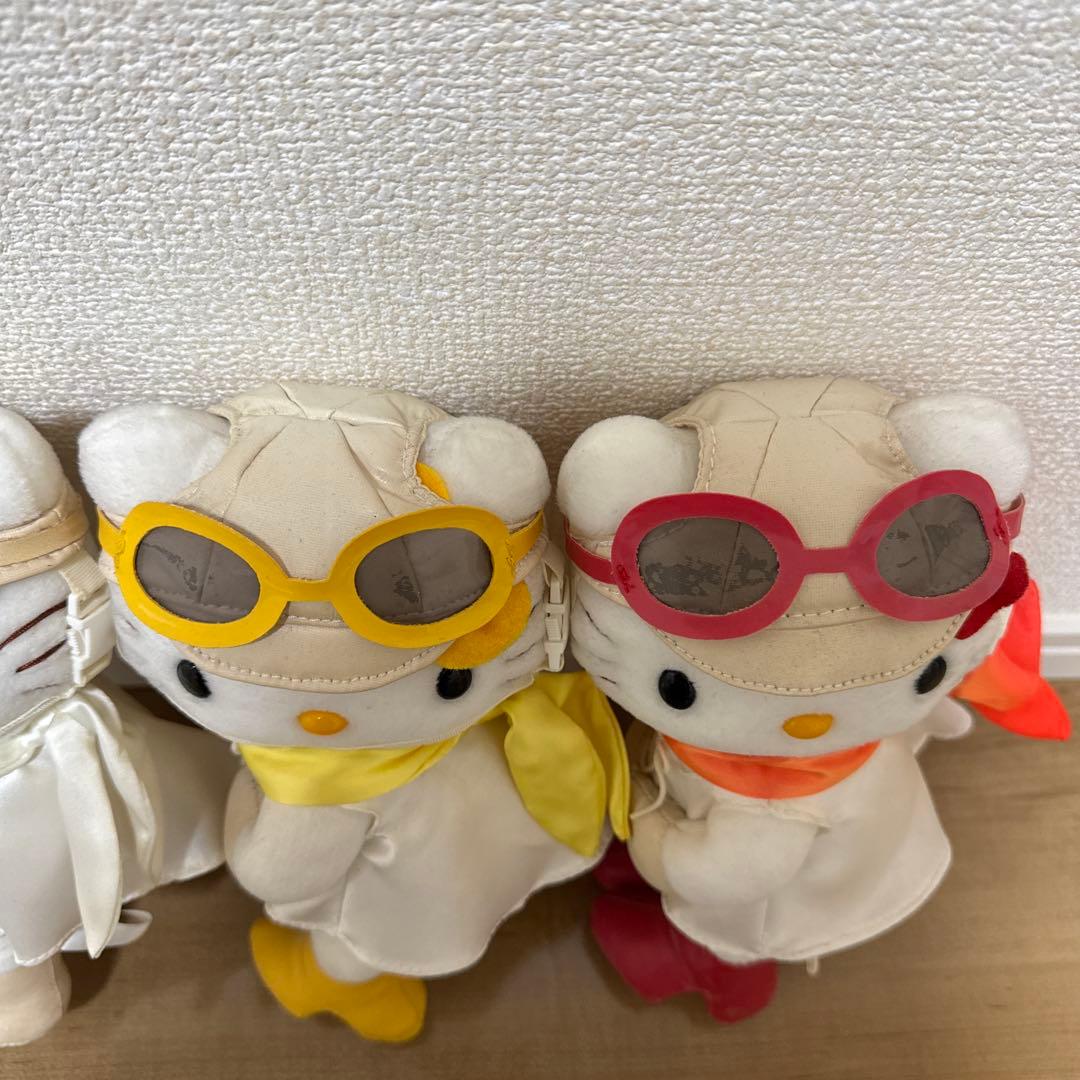 希ハローキティ ぬいぐるみ オー！モーレツ 4体セット