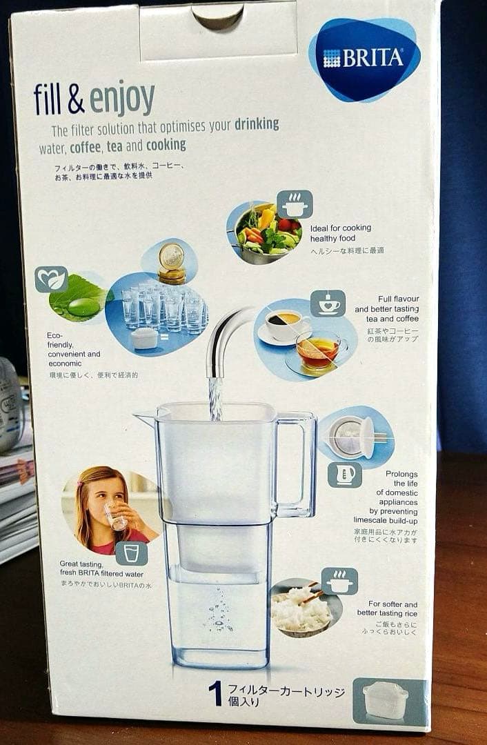 【新品未使用】BRITA ポット型浄水器 カートリッジ計5個