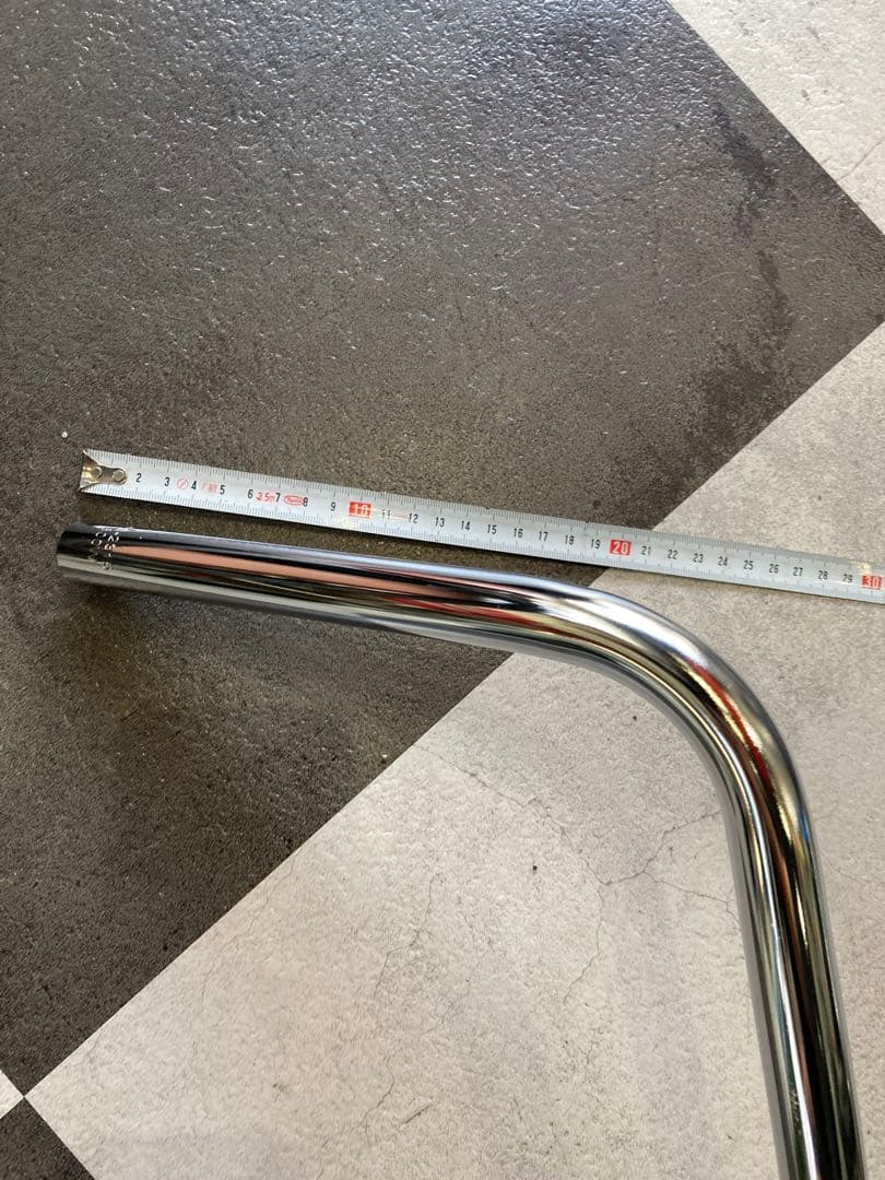 タ*ス様 エイプバー_スチール製クロームメッキ_80cm