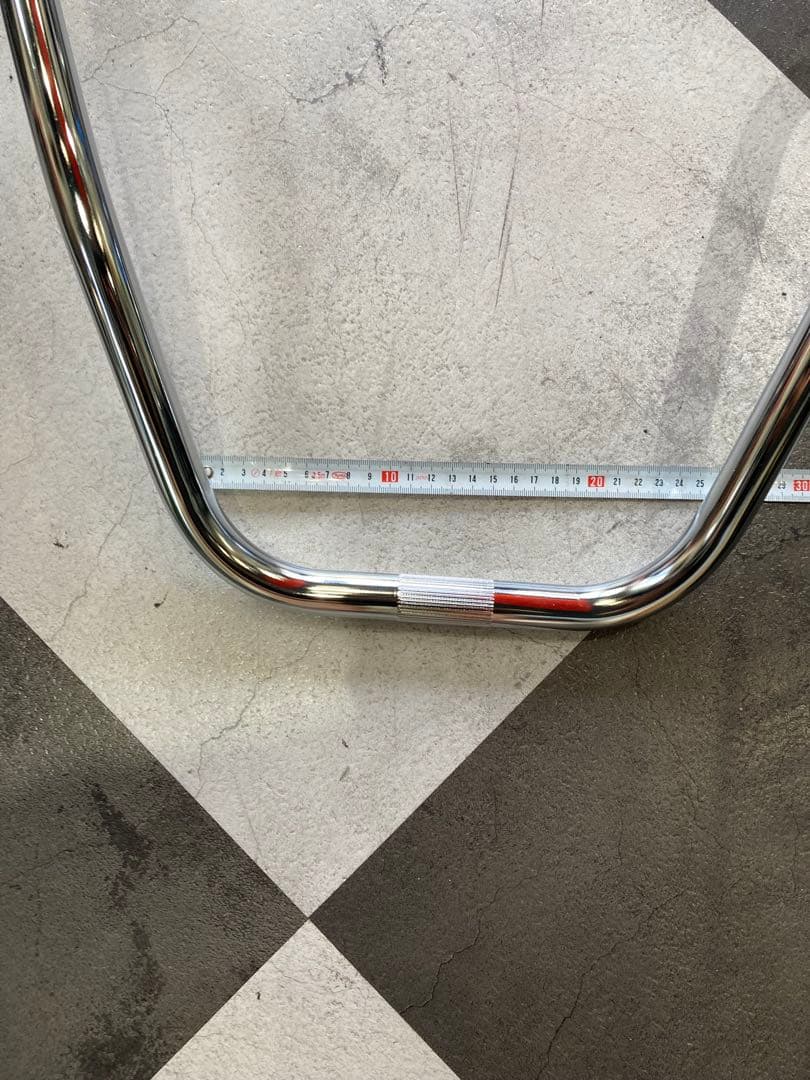 タ*ス様 エイプバー_スチール製クロームメッキ_80cm