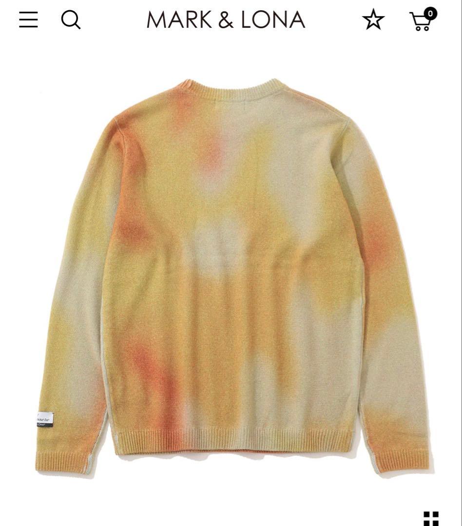【極美品】MARK & LONA カシミアグラデーションセーター 48(L)