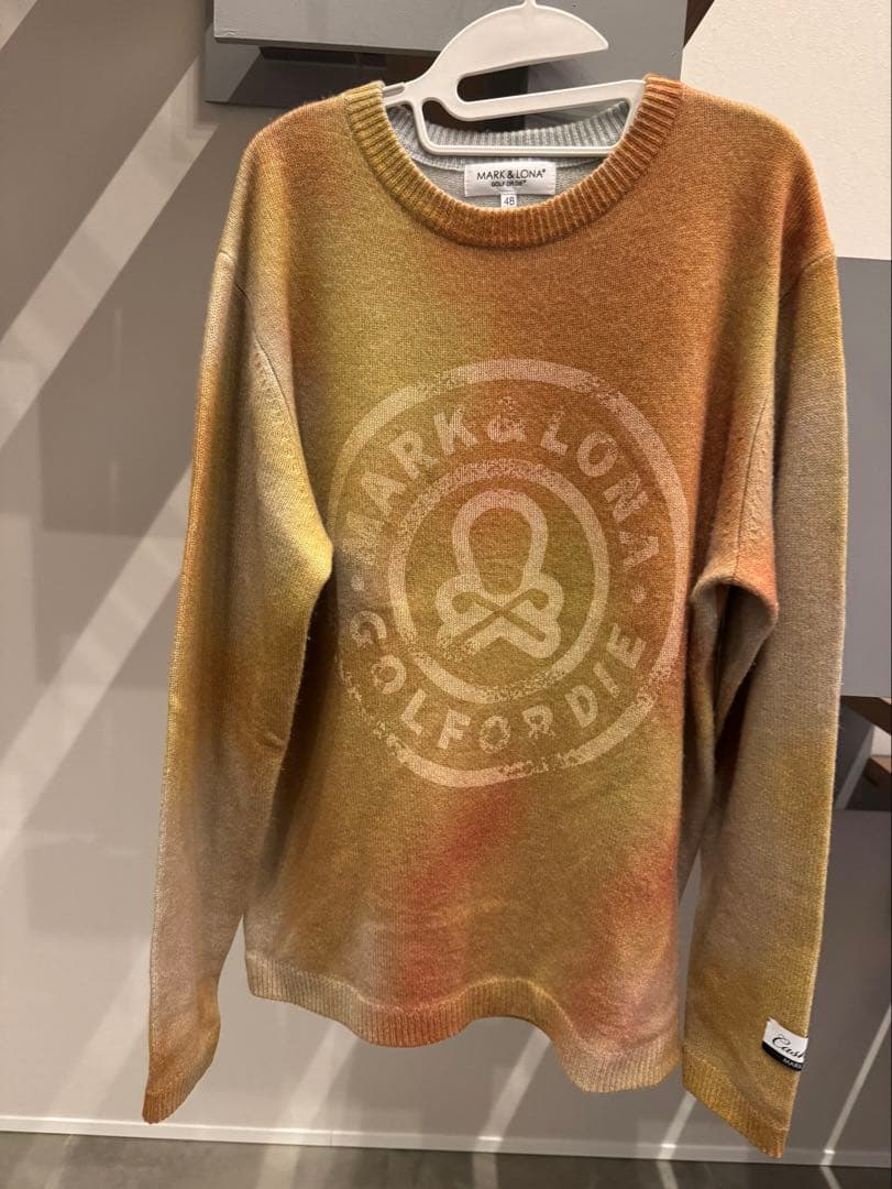 【極美品】MARK & LONA カシミアグラデーションセーター 48(L)