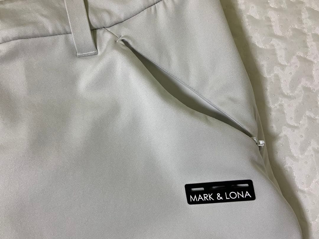MARK & LONA アシンメトリックスカート ホワイト