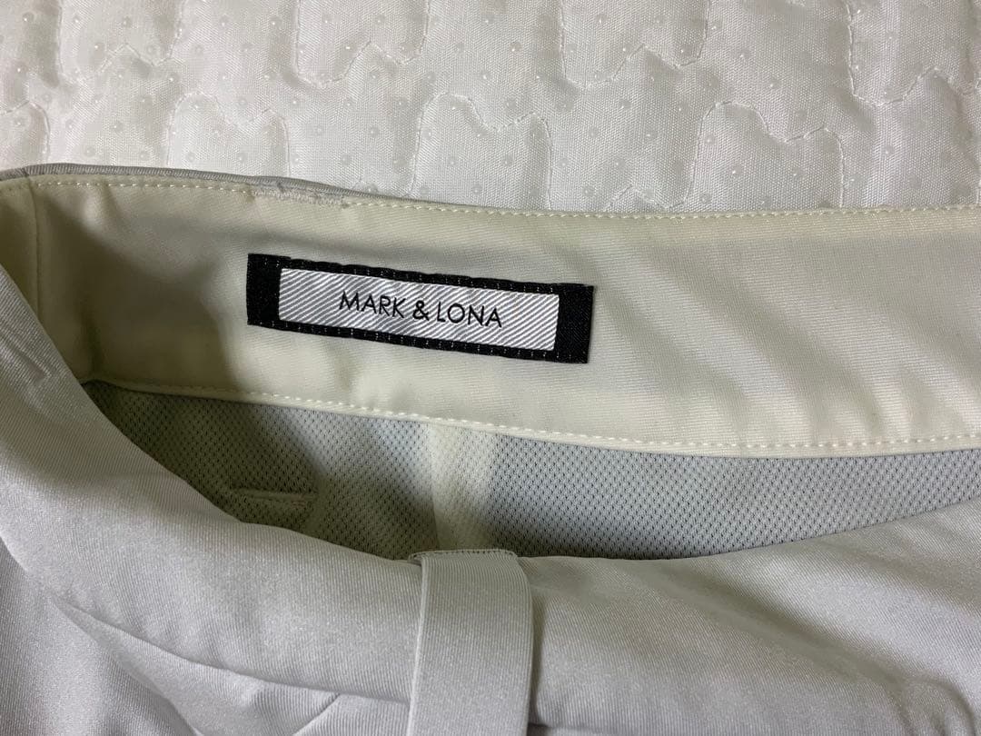 MARK & LONA アシンメトリックスカート ホワイト