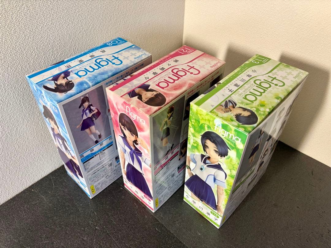 ラブプラス figma 姉ヶ崎寧々 高嶺愛花 小早川凛子　フィギュア