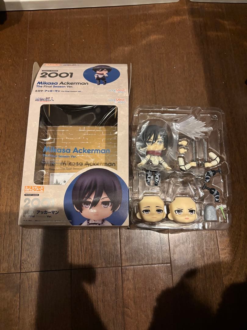 ねんどろいど ミカサ The Final Season ver 顔パーツ付