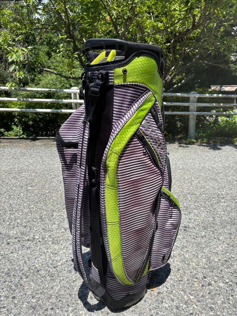 OGIO CHAMBER ゴルフバッグ 黒×グレー×黄緑